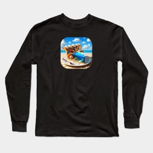 Underwater pie - Salvador Dali Style Long Sleeve T-Shirt